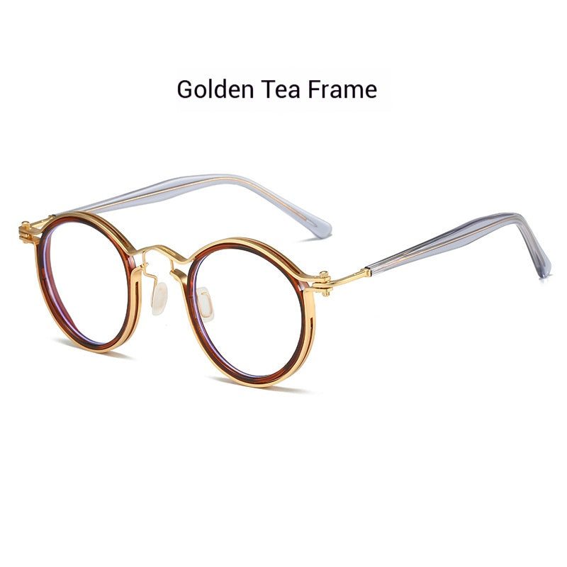 Mousvibe 1159 | Vintage Round-Frame Blue-Light Blocking Reading Glasses