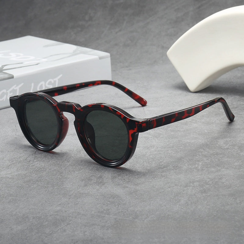 Mousvibe 1289 | Retro Round Small Frame Sunglasses