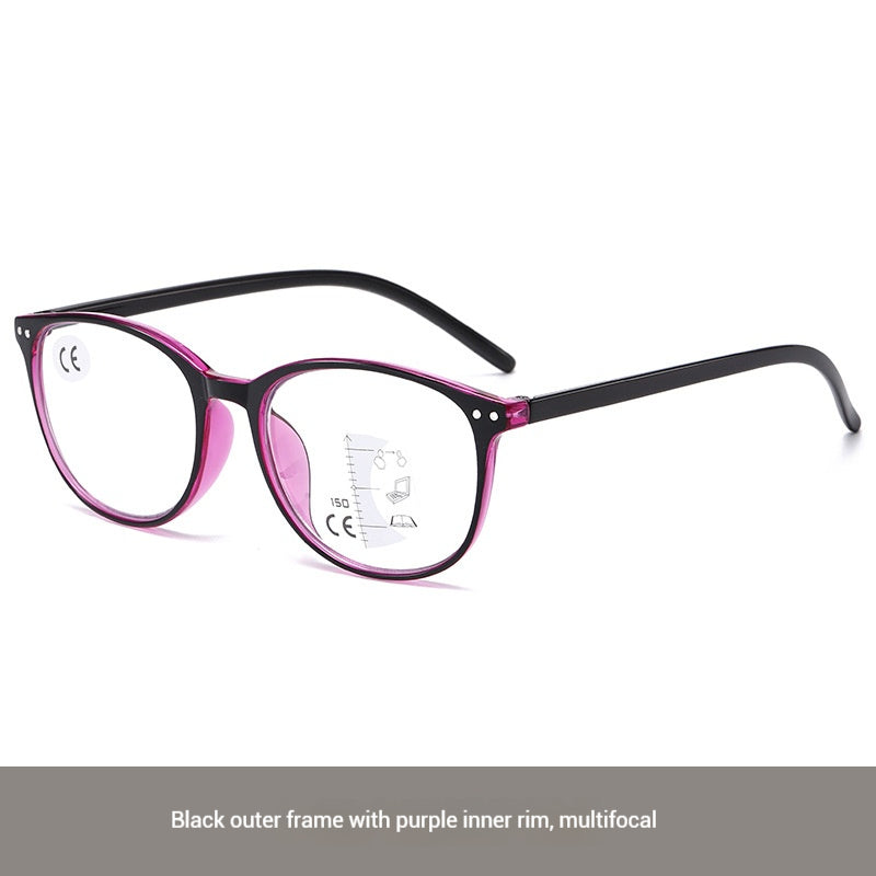 Mousvibe 1158 | Multifocal Blue Light Blocking Reading Glasses