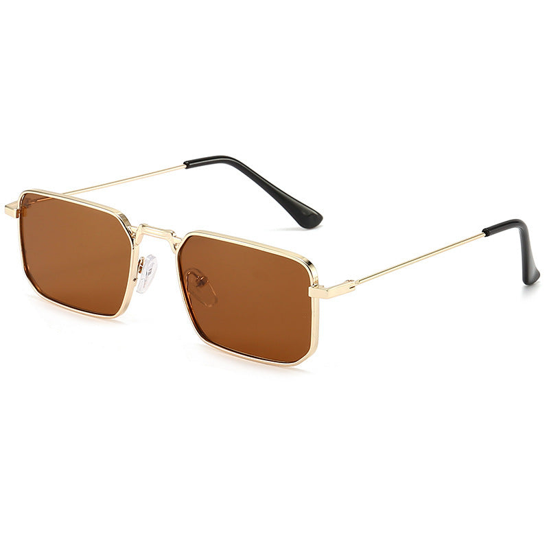 Mousvibe 1393 | Men's Square Metal Sunglasses (Western Style)