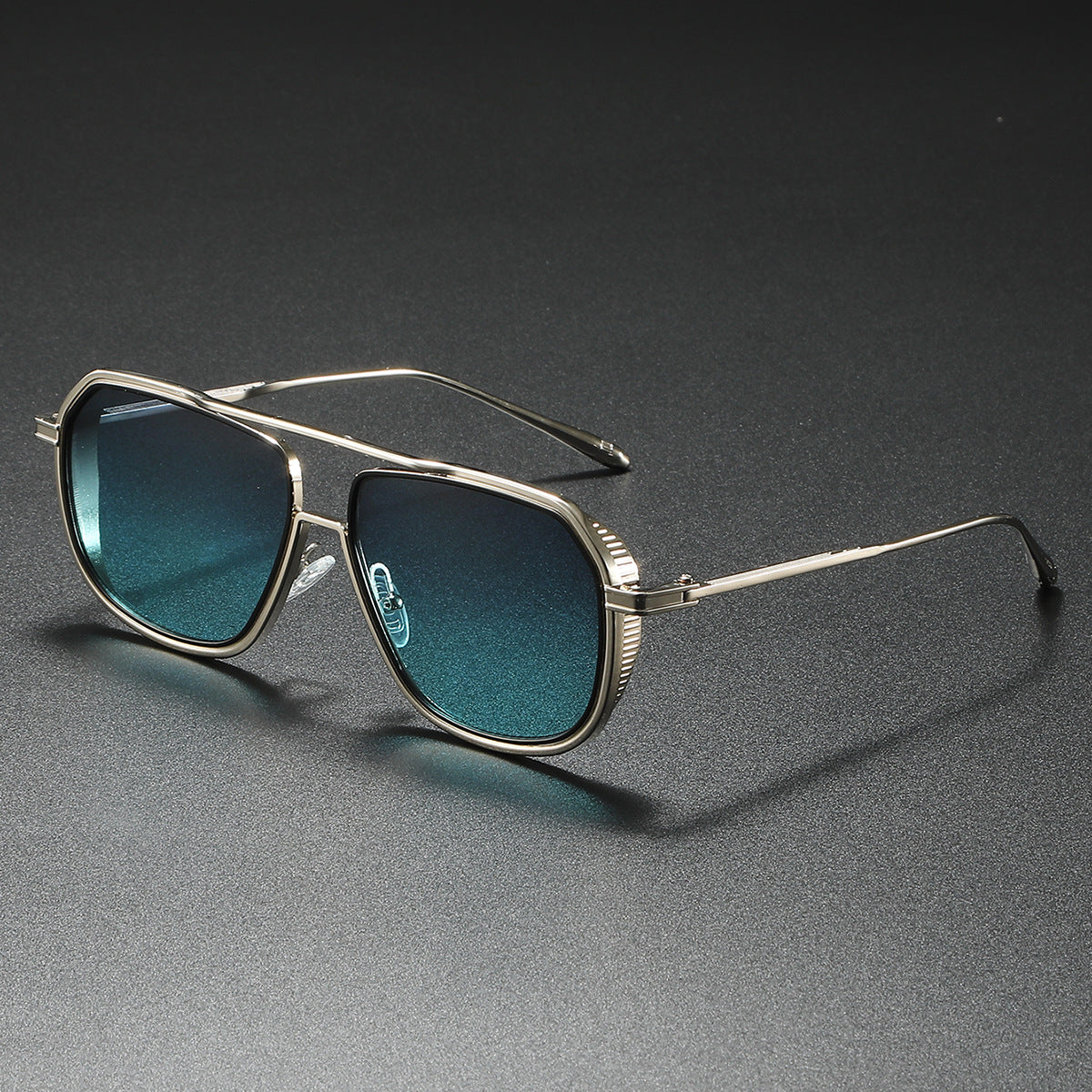 Mousvibe 1176 | Retro Square Frame Sunglasses
