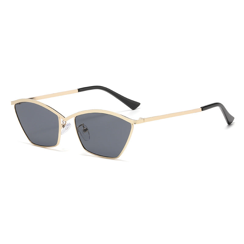 Mousvibe 1439 | Cat-Eye Retro Metal-Frame Sunglasses