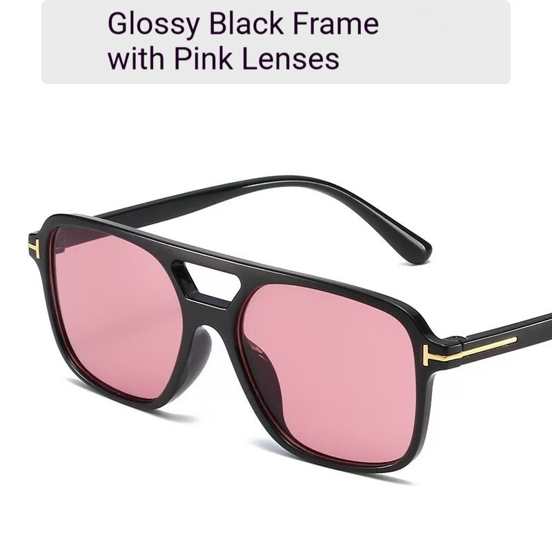 Mousvibe 1292 | Stylish and Unique Double-Bridge Sunglasses