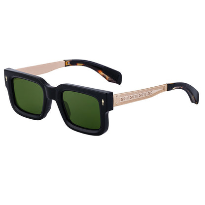 Musvibe 1078 | Simple retro square frame sunglasses