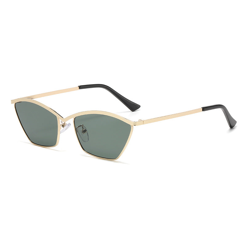Mousvibe 1439 | Cat-Eye Retro Metal-Frame Sunglasses
