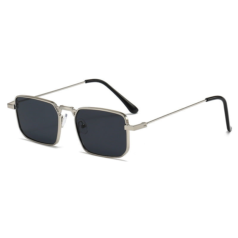 Mousvibe 1393 | Men's Square Metal Sunglasses (Western Style)