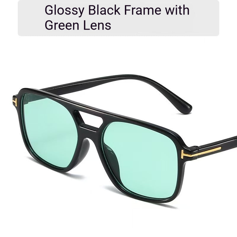 Mousvibe 1292 | Stylish and Unique Double-Bridge Sunglasses