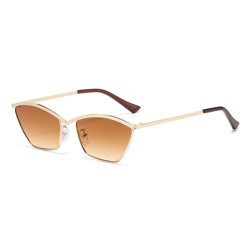 Mousvibe 1439 | Cat-Eye Retro Metal-Frame Sunglasses