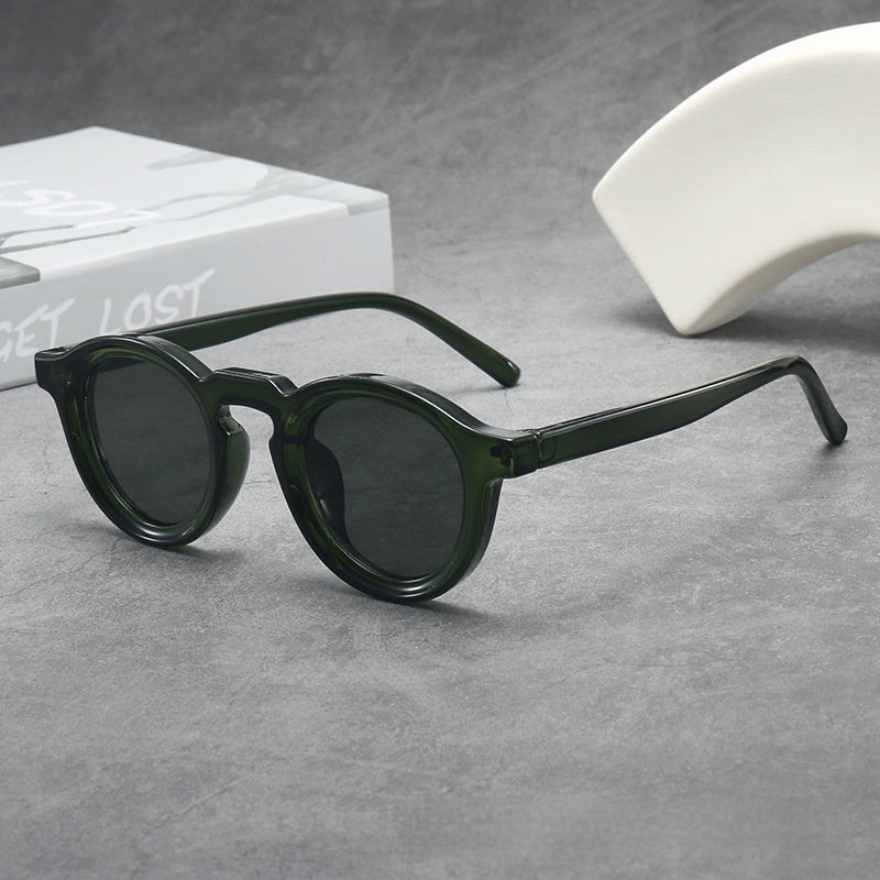 Mousvibe 1289 | Retro Round Small Frame Sunglasses