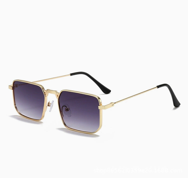 Mousvibe 1393 | Men's Square Metal Sunglasses (Western Style)