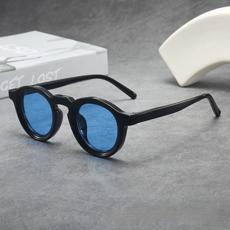 Mousvibe 1289 | Retro Round Small Frame Sunglasses