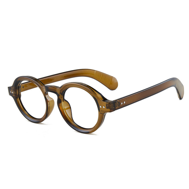 Mousvibe 1344 | Retro-Style Round Reading Glasses with Distinctive Rivet Details