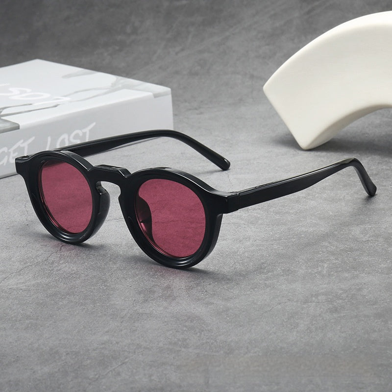 Mousvibe 1289 | Retro Round Small Frame Sunglasses