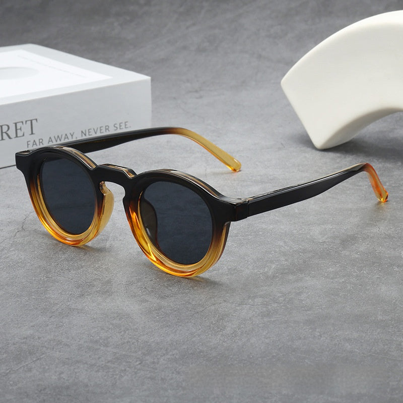 Mousvibe 1289 | Retro Round Small Frame Sunglasses