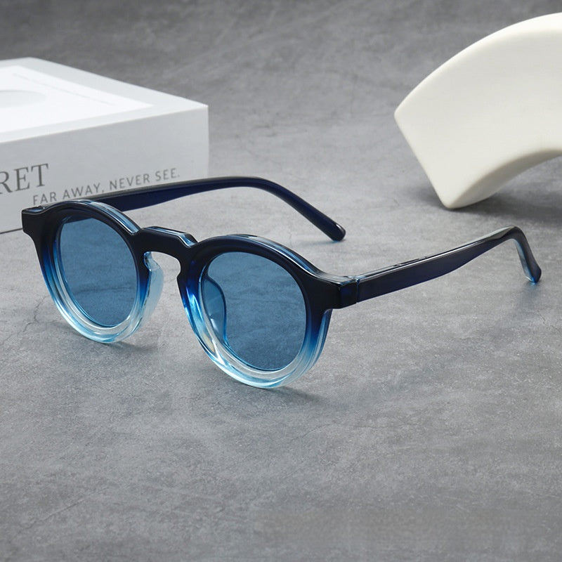 Mousvibe 1289 | Retro Round Small Frame Sunglasses