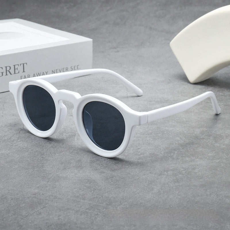 Mousvibe 1289 | Retro Round Small Frame Sunglasses