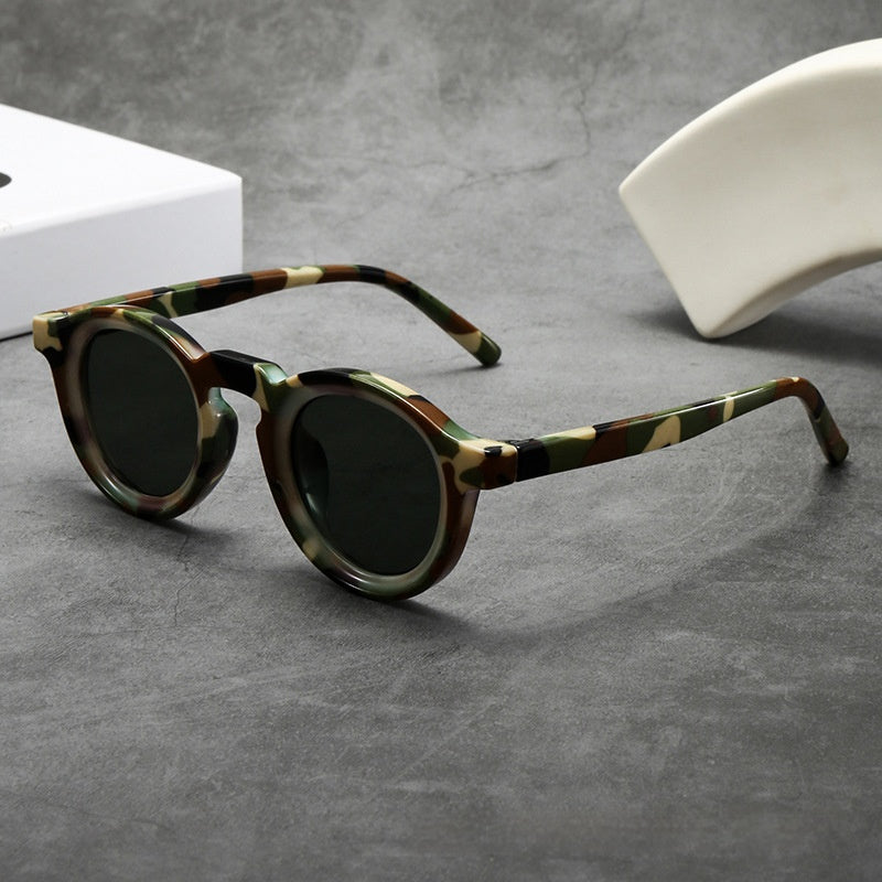 Mousvibe 1289 | Retro Round Small Frame Sunglasses
