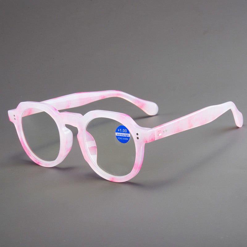 Mousvibe 1164 | Jelly Flower Blue Light Blocking Reading Glasses