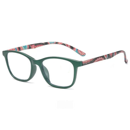 Mousvibe 1347 | Classic Square Pattern High-Definition Anti-Blue Light Reading Glasses