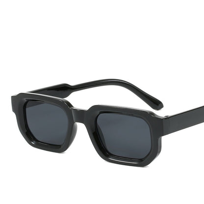 Mousvibe 1401 | Icy Blue Light-Colored Square-Frame Sunglasses