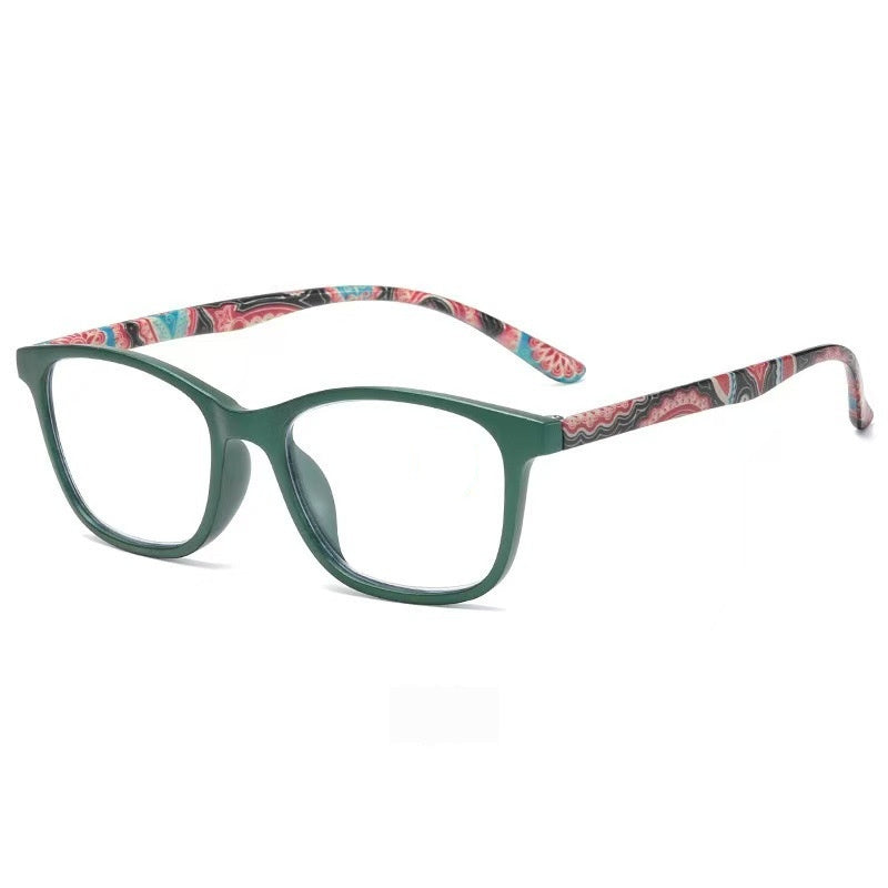Mousvibe 1347 | Classic Square Pattern High-Definition Anti-Blue Light Reading Glasses