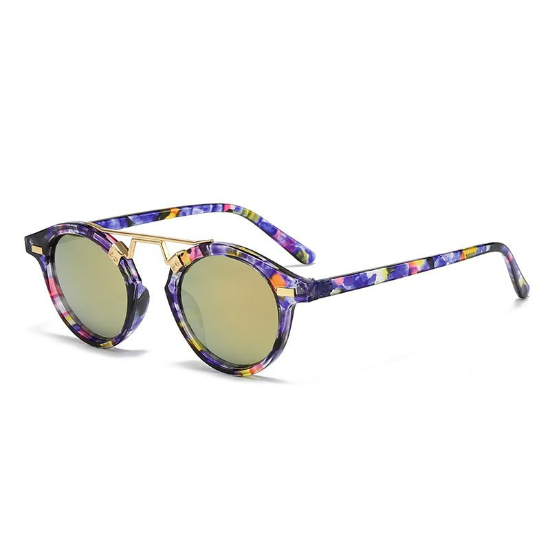 Mousvibe 1322 | Retro-style round-frame sunglasses