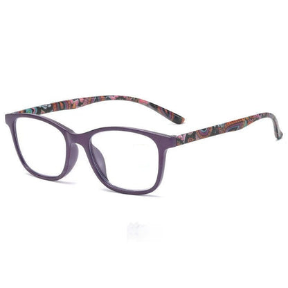 Mousvibe 1347 | Classic Square Pattern High-Definition Anti-Blue Light Reading Glasses