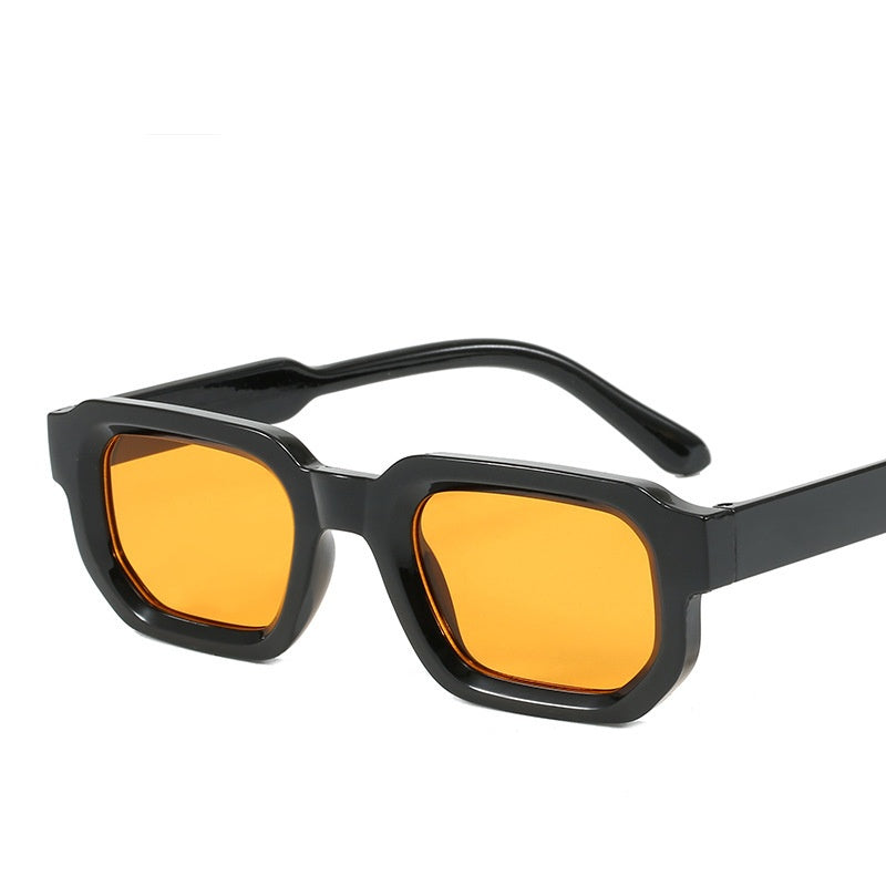 Mousvibe 1401 | Icy Blue Light-Colored Square-Frame Sunglasses
