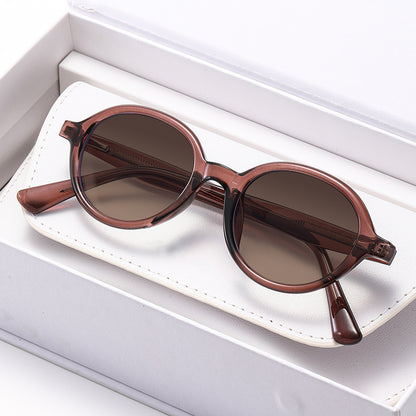 Mousvibe 1342 | Retro Oval Small Frame Sunglasses