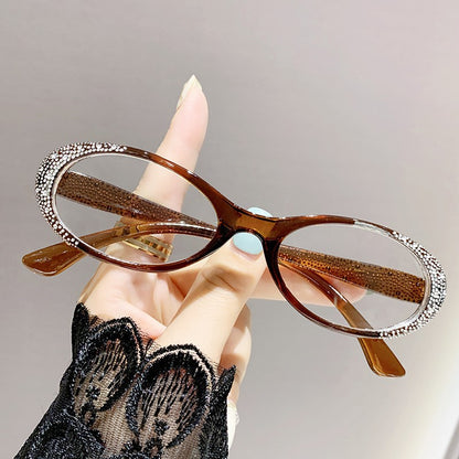 Mousvibe 1425 | Stylish Small Frame Luxury High-Definition Diamond-Studded Reading Glasses