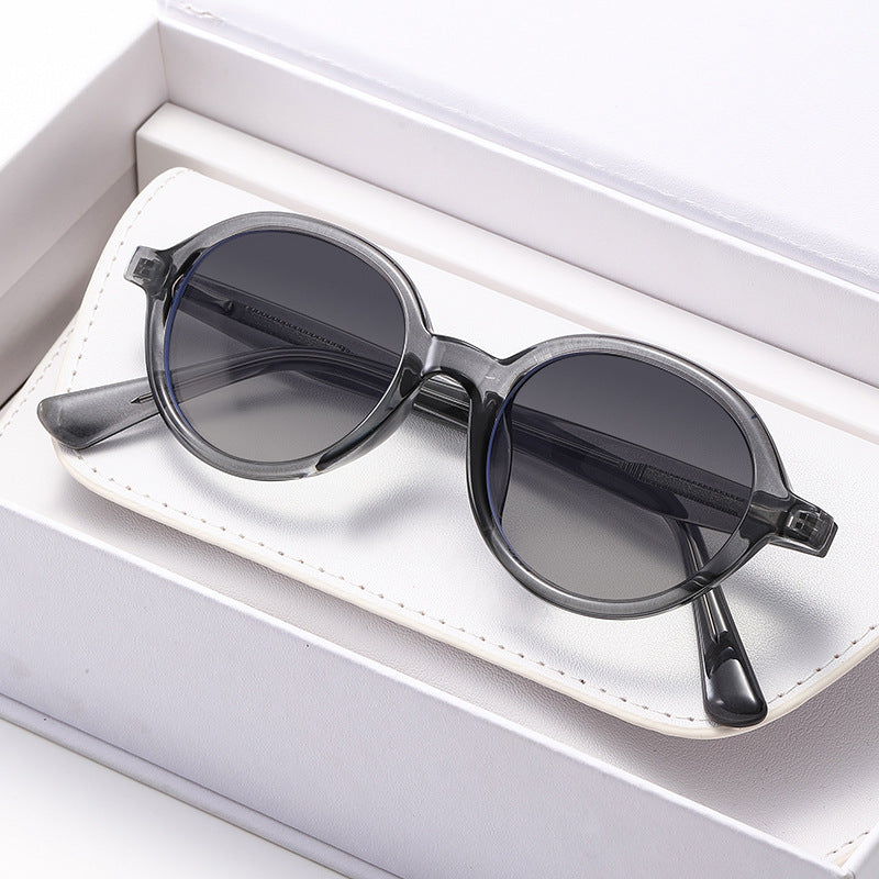 Mousvibe 1342 | Retro Oval Small Frame Sunglasses