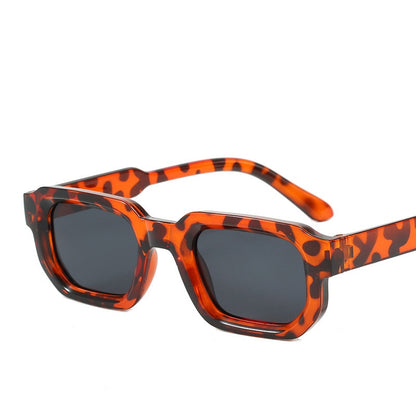 Mousvibe 1401 | Icy Blue Light-Colored Square-Frame Sunglasses