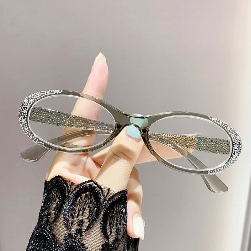 Mousvibe 1425 | Stylish Small Frame Luxury High-Definition Diamond-Studded Reading Glasses